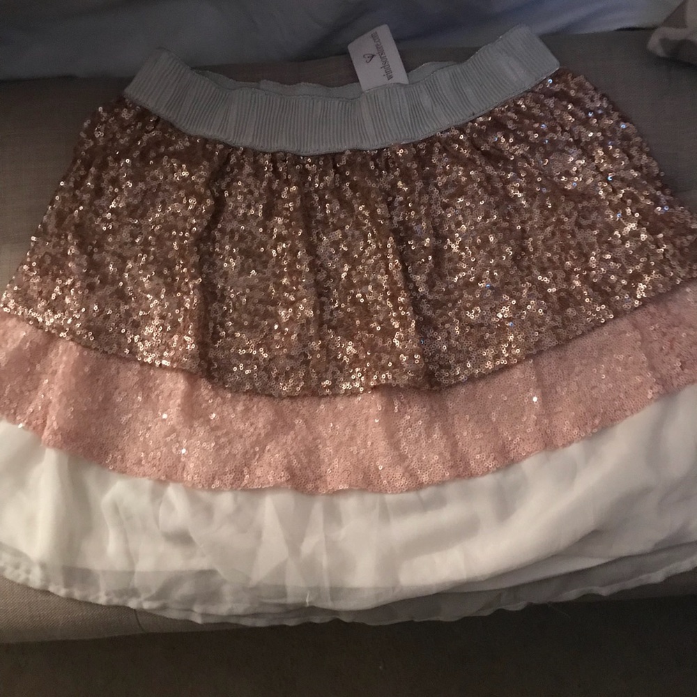 Sparkly stretchy skirt